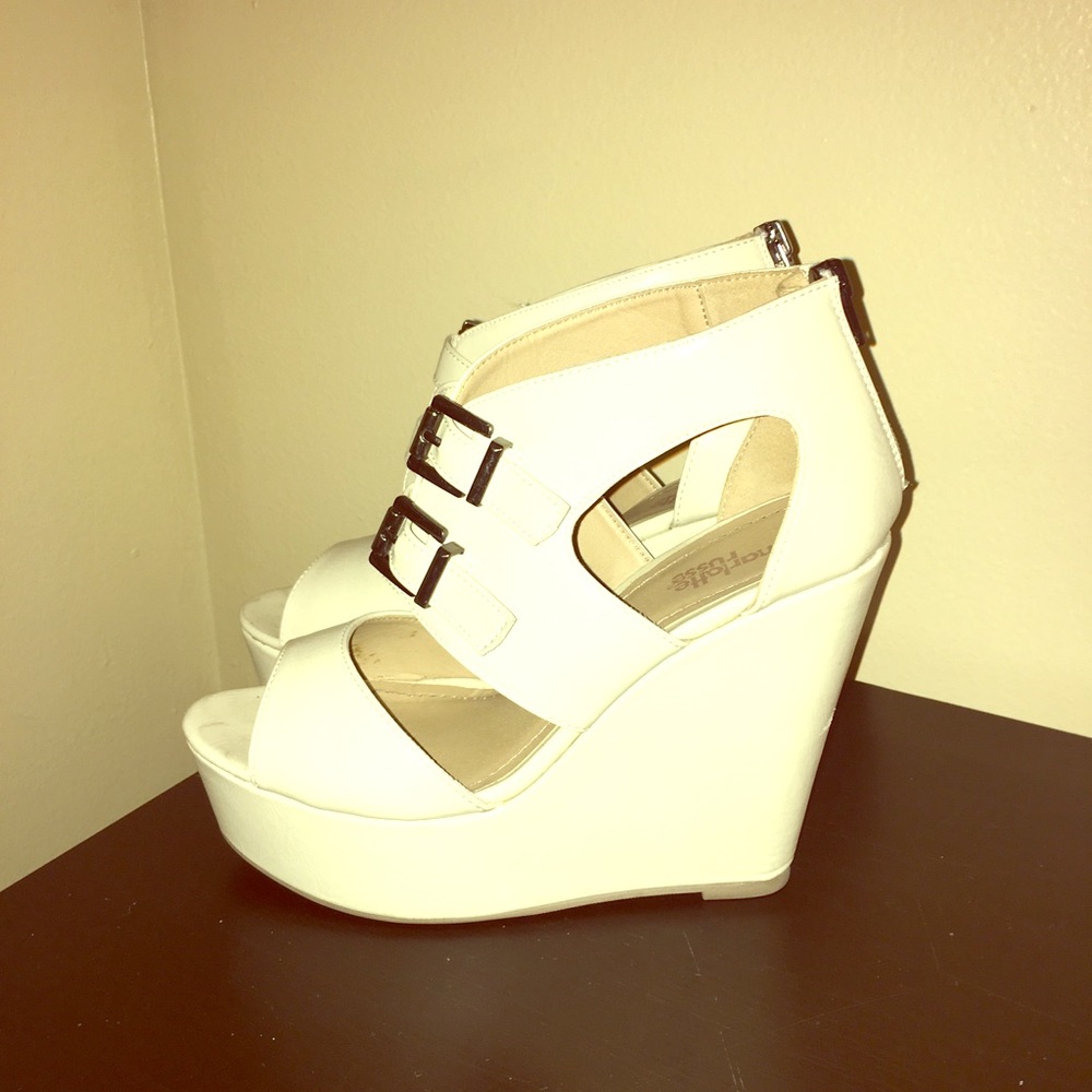 Ivory colored wedges